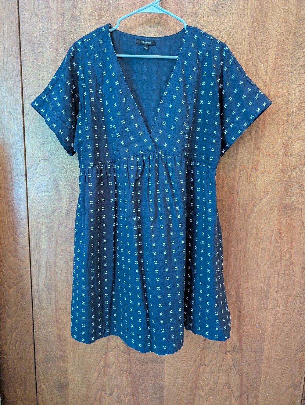 Madewell Navy Dolman-Sleeve Minidress L